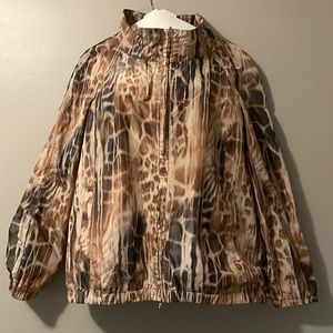 ST. JOHN Animal Print Jacket